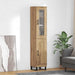 Bufet Stejar Artizanal 34,5 x 34 x 180 cm Lemn compozit - WALTI WALTI