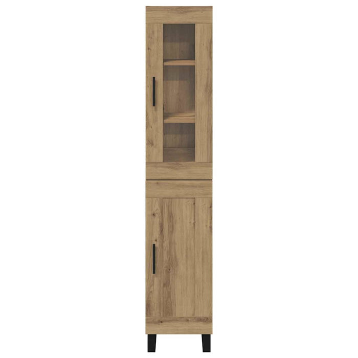 Bufet Stejar Artizanal 34,5 x 34 x 180 cm Lemn compozit - WALTI WALTI