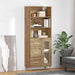 Bufet Stejar Artizanal 69,5 x 32,5 x 180 cm Lemn compozit - WALTI WALTI