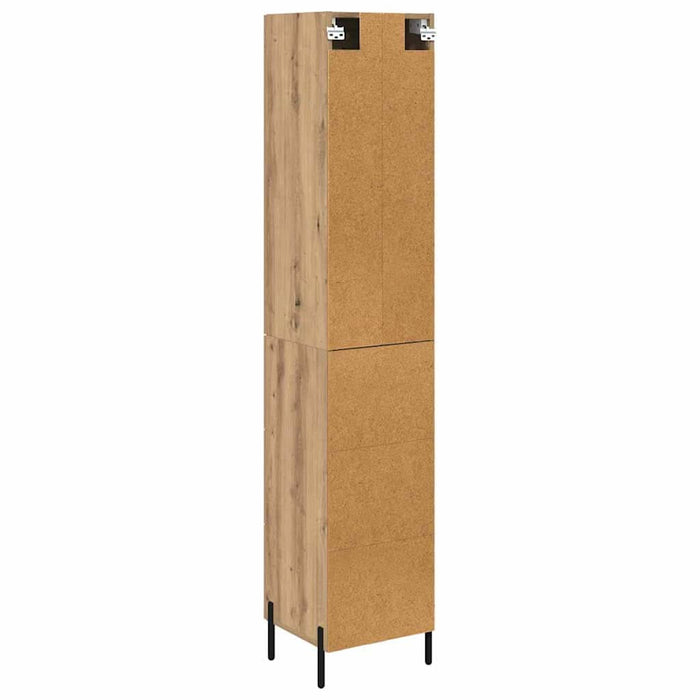 Bufet Stejar Artizanal 34,5 x 34 x 180 cm Lemn compozit - WALTI WALTI