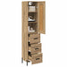 Bufet Stejar Artizanal 34,5 x 34 x 180 cm Lemn compozit - WALTI WALTI