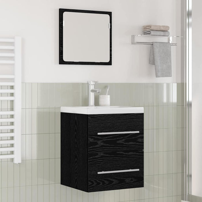 Dulap pentru Chiuveta de Baie Stejar Negru 41 x 38,5 x 48 cm - WALTI WALTI