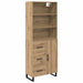 Bufet cu sertar 2 pcs Stejar Artizanal Lemn compozit - WALTI WALTI