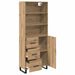 Bufet cu sertar 2 pcs Stejar Artizanal Lemn compozit - WALTI WALTI