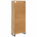 Bufet cu sertar 2 pcs Stejar Artizanal Lemn compozit - WALTI WALTI