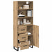 Bufet cu sertar 2 pcs Stejar Artizanal Lemn compozit - WALTI WALTI