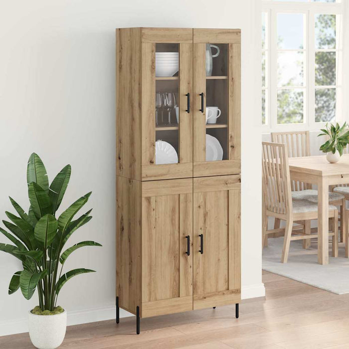 Bufet Stejar Artizanal 69,5 x 34 x 180 cm Lemn compozit - WALTI WALTI