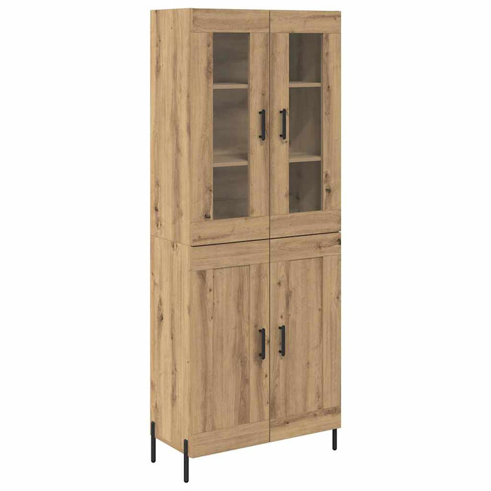 Bufet Stejar Artizanal 69,5 x 34 x 180 cm Lemn compozit - WALTI WALTI