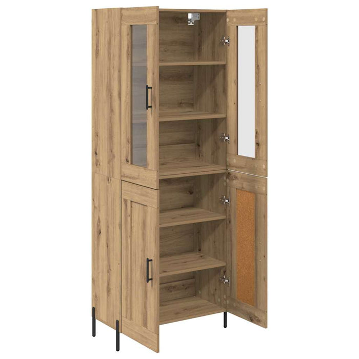 Bufet Stejar Artizanal 69,5 x 34 x 180 cm Lemn compozit - WALTI WALTI