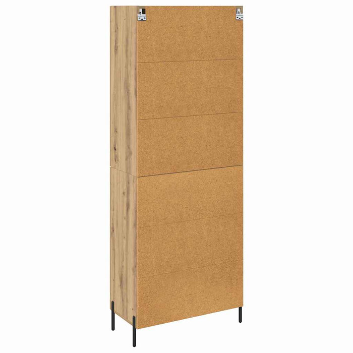 Bufet Stejar Artizanal 69,5 x 34 x 180 cm Lemn compozit - WALTI WALTI