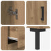 Bufet cu sertar 2 pcs Stejar Artizanal Lemn compozit - WALTI WALTI