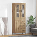 Bufet cu sertar 2 pcs Stejar Artizanal Lemn compozit - WALTI WALTI