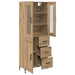 Bufet cu sertar 2 pcs Stejar Artizanal Lemn compozit - WALTI WALTI
