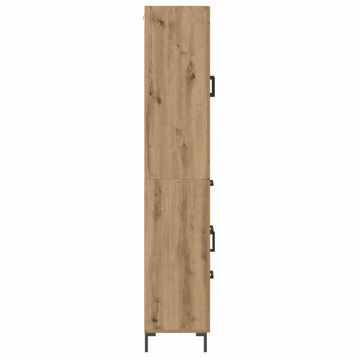 Bufet cu sertar 2 pcs Stejar Artizanal Lemn compozit - WALTI WALTI