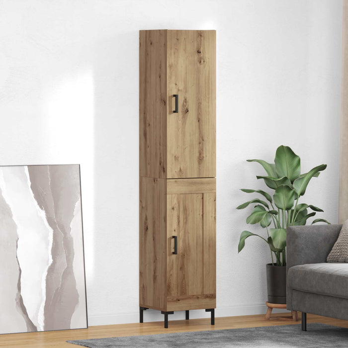 Bufet Stejar Artizanal 69,5 x 34 x 180 cm Lemn compozit - WALTI WALTI