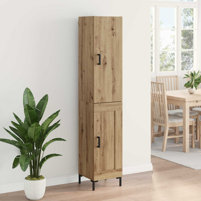 Bufet Stejar Artizanal 69,5 x 34 x 180 cm Lemn compozit - WALTI WALTI