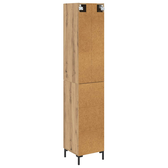 Bufet Stejar Artizanal 69,5 x 34 x 180 cm Lemn compozit - WALTI WALTI