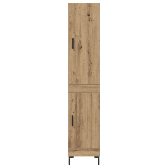 Bufet Stejar Artizanal 69,5 x 34 x 180 cm Lemn compozit - WALTI WALTI