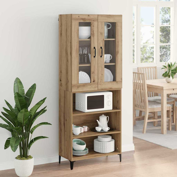 Bufet Stejar Artizanal 69,5 x 34 x 180 cm Lemn compozit - WALTI WALTI