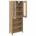 Bufet Stejar Artizanal 69,5 x 34 x 180 cm Lemn compozit - WALTI WALTI
