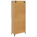 Bufet Stejar Artizanal 69,5 x 34 x 180 cm Lemn compozit - WALTI WALTI