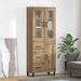 Bufet cu sertar 2 pcs Stejar Artizanal Lemn compozit - WALTI WALTI