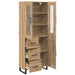 Bufet cu sertar 2 pcs Stejar Artizanal Lemn compozit - WALTI WALTI
