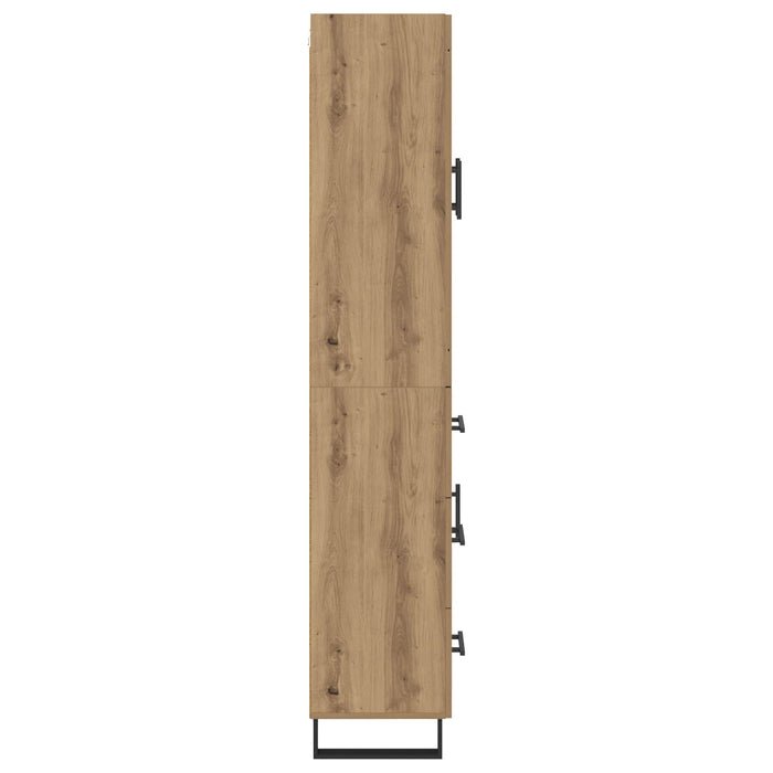 Bufet cu sertar 2 pcs Stejar Artizanal Lemn compozit - WALTI WALTI