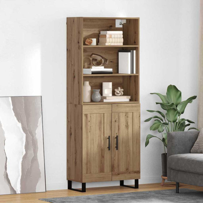 Bufet 2 pcs Stejar Artizanal Lemn compozit - WALTI WALTI