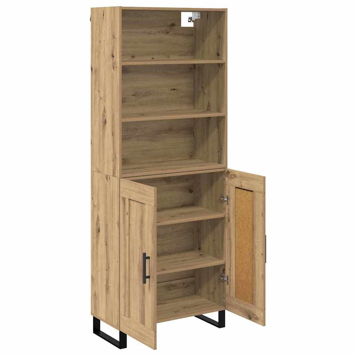 Bufet 2 pcs Stejar Artizanal Lemn compozit - WALTI WALTI