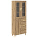 Bufet Stejar Artizanal 69,5 x 34 x 180 cm Lemn compozit - WALTI WALTI
