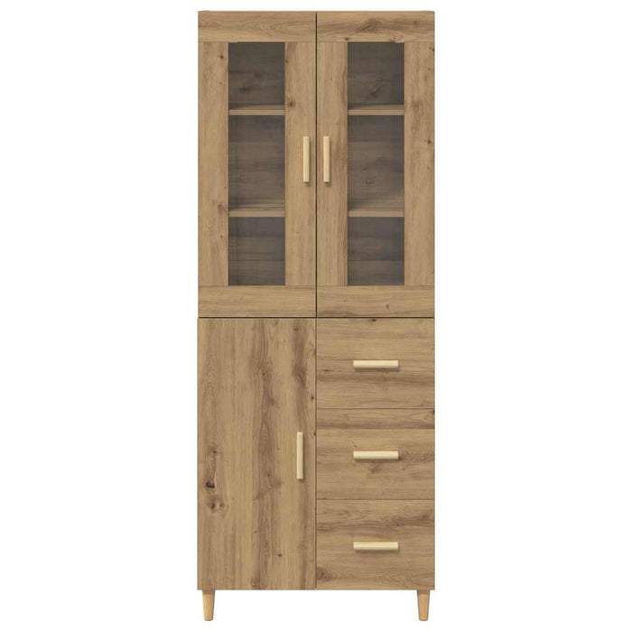 Bufet Stejar Artizanal 69,5 x 34 x 180 cm Lemn compozit - WALTI WALTI
