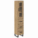 Bufet Stejar Artizanal 69,5 x 34 x 180 cm Lemn compozit - WALTI WALTI