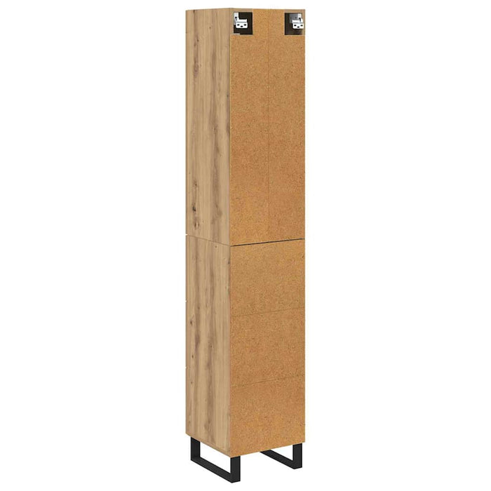 Bufet Stejar Artizanal 69,5 x 34 x 180 cm Lemn compozit - WALTI WALTI