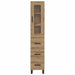 Bufet Stejar Artizanal 69,5 x 34 x 180 cm Lemn compozit - WALTI WALTI