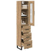 Bufet Stejar Artizanal 69,5 x 34 x 180 cm Lemn compozit - WALTI WALTI
