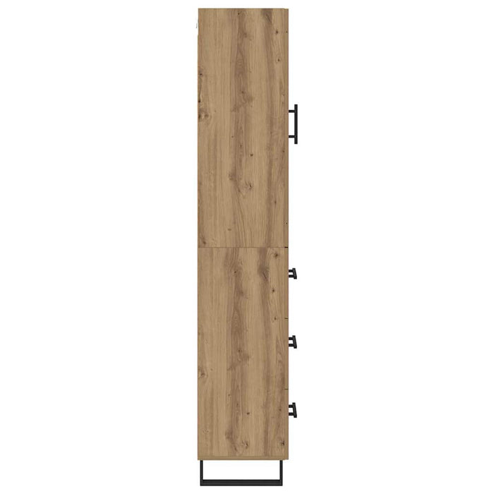 Bufet Stejar Artizanal 69,5 x 34 x 180 cm Lemn compozit - WALTI WALTI
