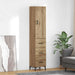 Bufet Stejar Artizanal 69,5 x 34 x 180 cm Lemn compozit - WALTI WALTI