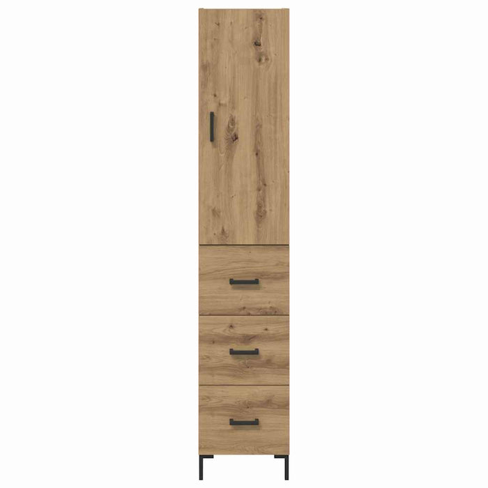 Bufet Stejar Artizanal 69,5 x 34 x 180 cm Lemn compozit - WALTI WALTI