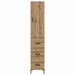 Bufet Stejar Artizanal 69,5 x 34 x 180 cm Lemn compozit - WALTI WALTI