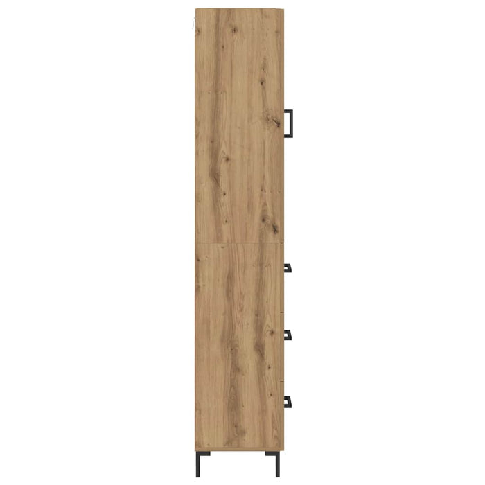 Bufet Stejar Artizanal 69,5 x 34 x 180 cm Lemn compozit - WALTI WALTI