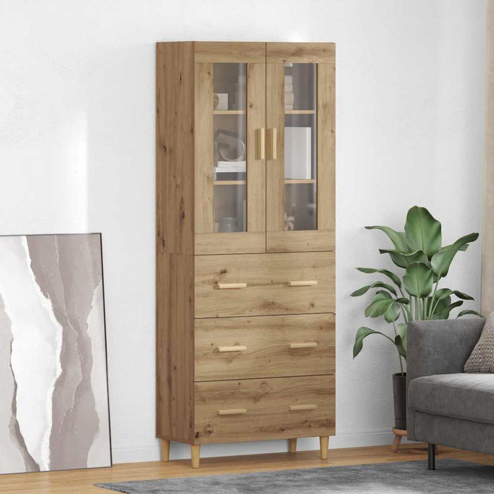 Bufet cu sertar Stejar Artizanal 69,5 x 34 x 180 cm - WALTI WALTI