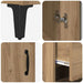 Bufet Stejar Artizanal 69,5 x 34 x 180 cm Lemn compozit - WALTI WALTI