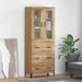 Bufet Stejar Artizanal 69,5 x 34 x 180 cm Lemn compozit - WALTI WALTI