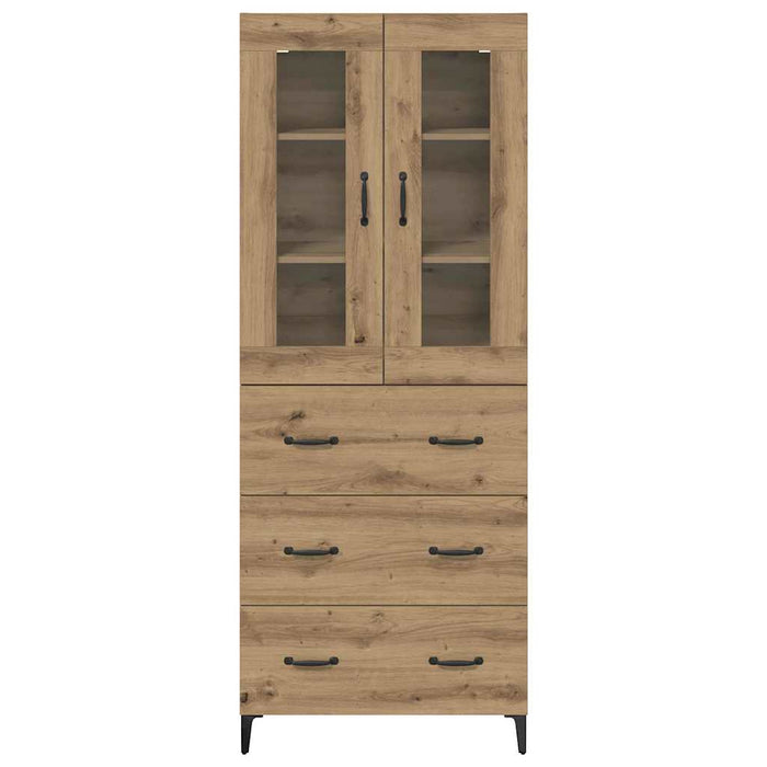 Bufet Stejar Artizanal 69,5 x 34 x 180 cm Lemn compozit - WALTI WALTI