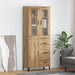 Bufet Stejar Artizanal 69,5 x 34 x 180 cm Lemn compozit - WALTI WALTI