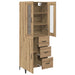 Bufet Stejar Artizanal 69,5 x 34 x 180 cm Lemn compozit - WALTI WALTI