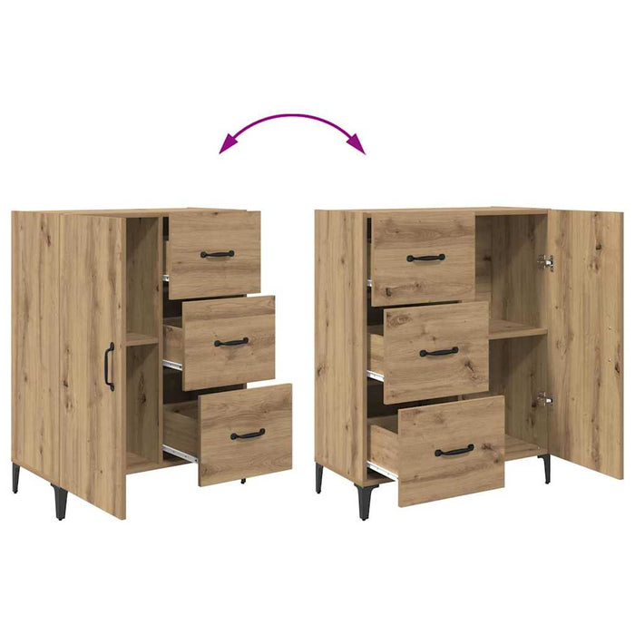 Bufet Stejar Artizanal 69,5 x 34 x 180 cm Lemn compozit - WALTI WALTI