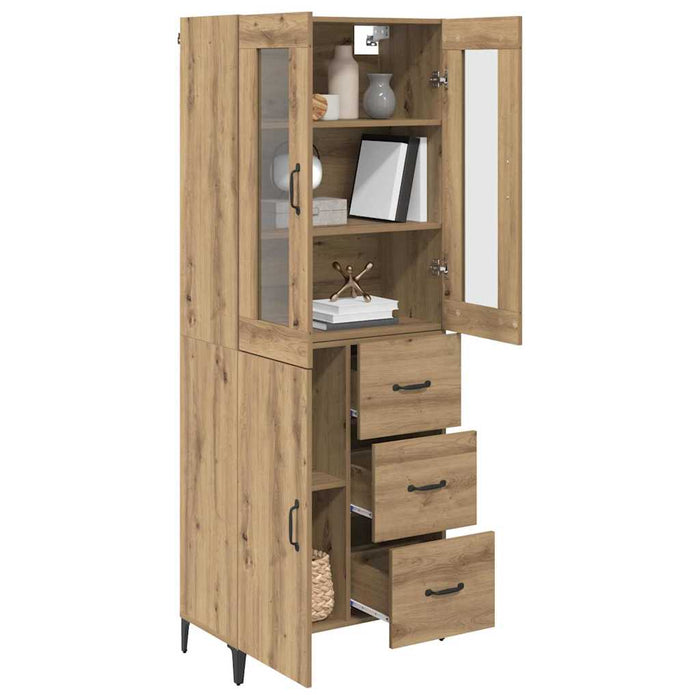 Bufet Stejar Artizanal 69,5 x 34 x 180 cm Lemn compozit - WALTI WALTI