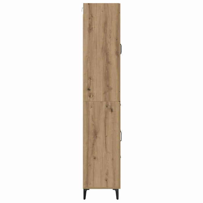 Bufet Stejar Artizanal 69,5 x 34 x 180 cm Lemn compozit - WALTI WALTI